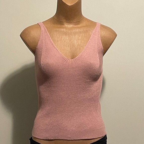 NWT - ONLY - Knit Tank Top - Dusty rose - Size Large - Picture 4 of 8